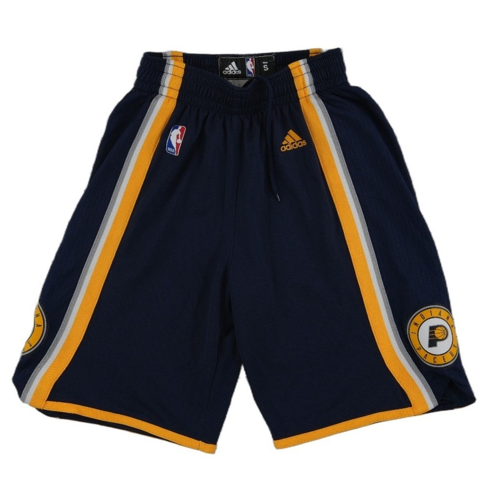 Adidas Indiana Pacers NBA Shorts Men's Size Small Navy Blue Mesh Basketball Gym